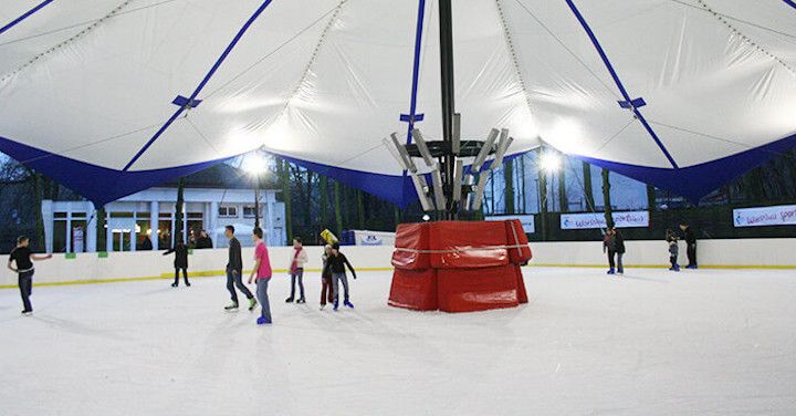 Halls for ice rinks